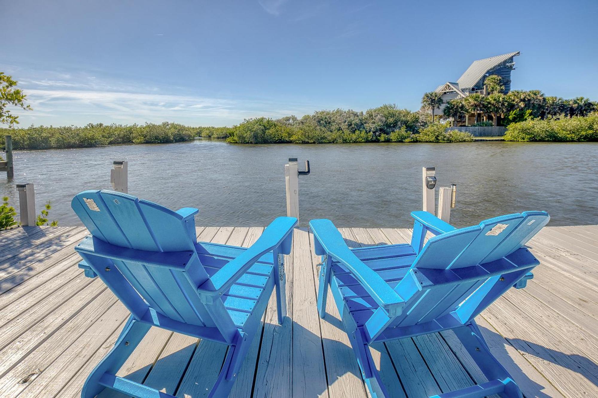 A Fishermans Dream Riverfront Retreat With Dock Only A 3-Minute Walk To Beach 5906S New Smyrna Beach Bagian luar foto